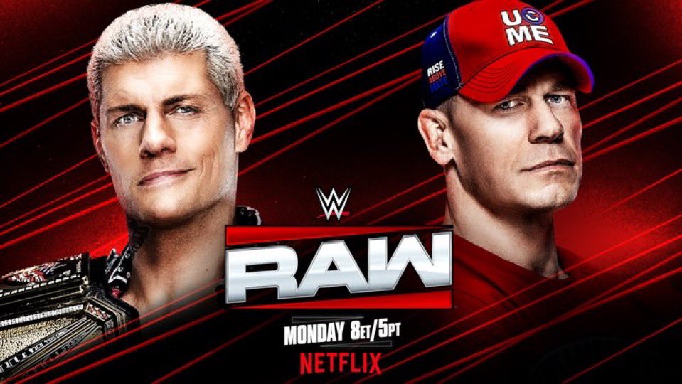 John Cena and Cody Rhodes under one roof on tonight’s WWE Raw